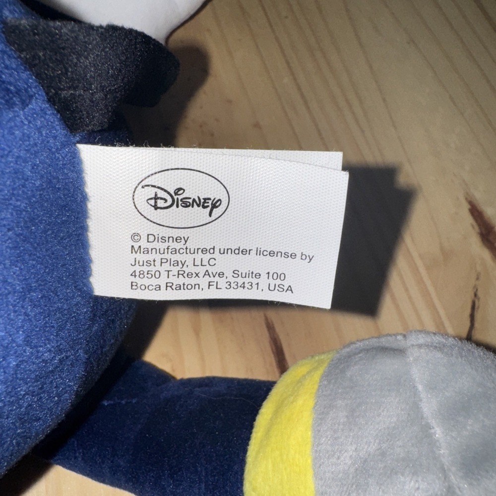 Disney Mickey Mouse Christmas Plush 15" Holiday Winter Scarf Hat Stuffed Toy NWT - Picture 5 of 6